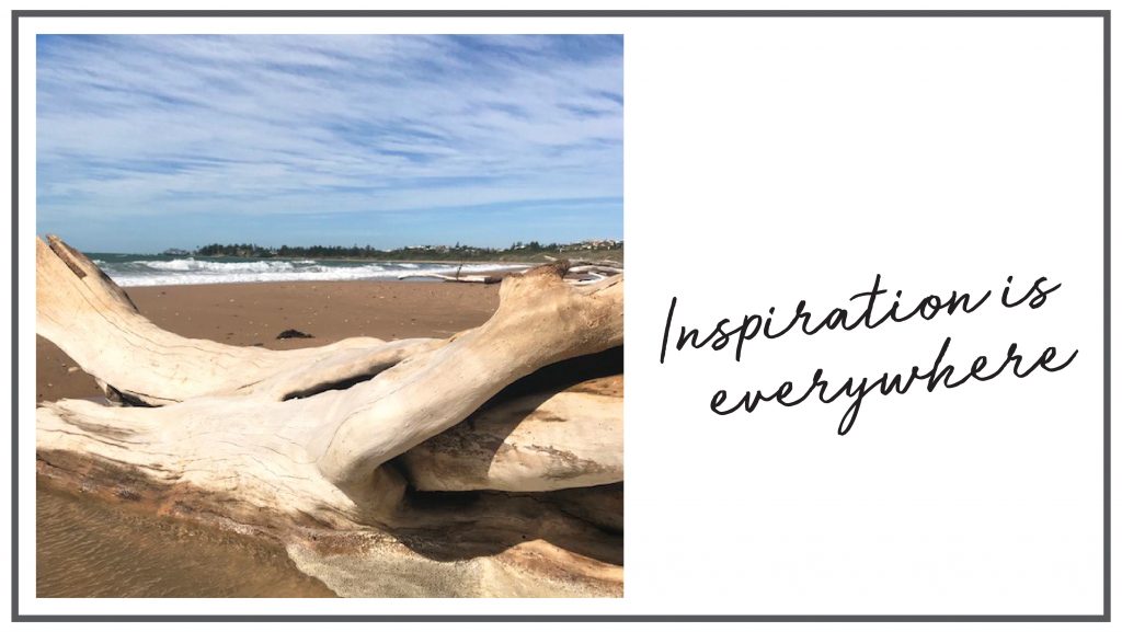 Inspiration is everywhere - even in driftwood