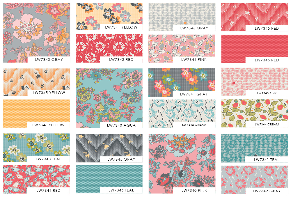 Floral Hues Swatches