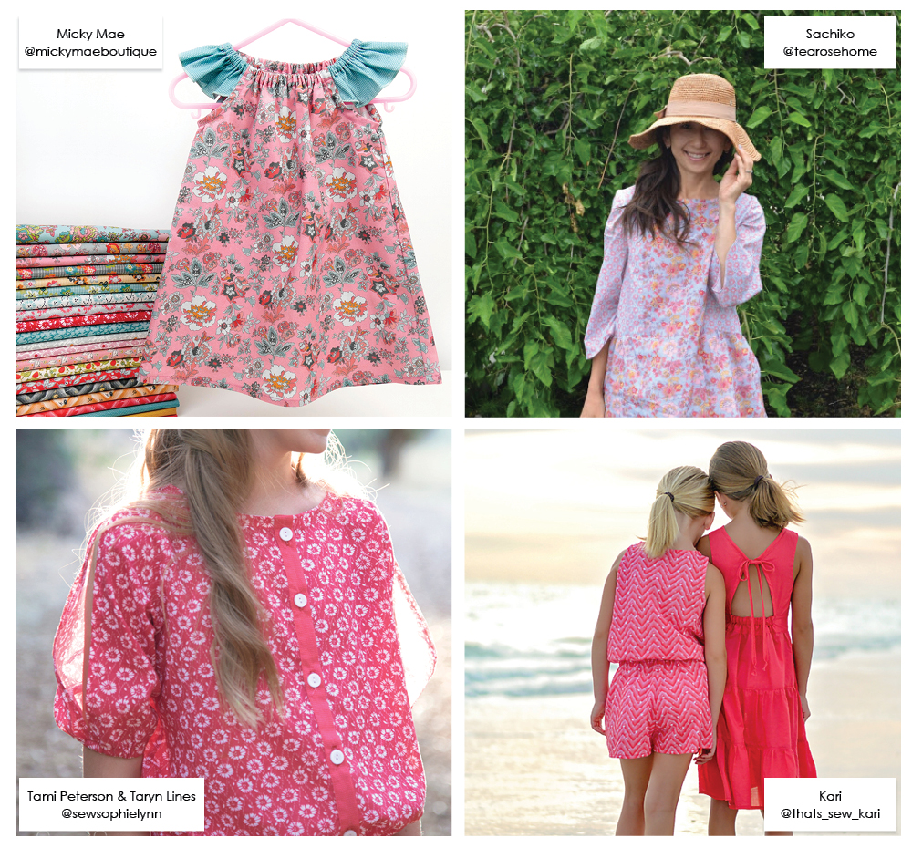 Clothing Designs in Floral Hues